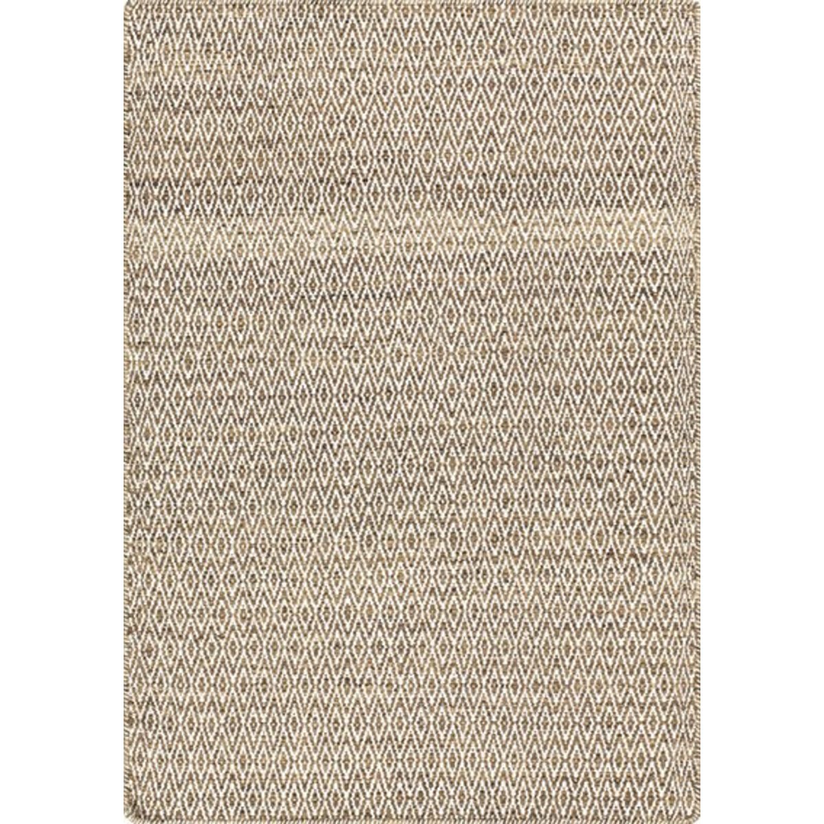 Tapis rectangulaire en laine MICMAC marron, RECOLLECTION
