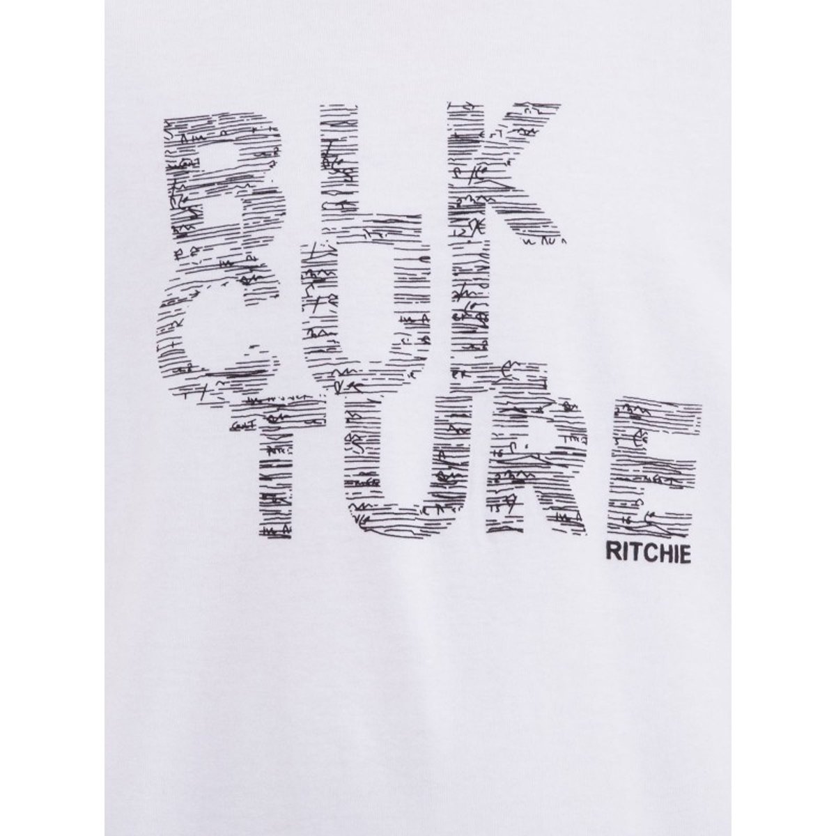 T-shirt Col Rond Nomade blanc, RITCHIE