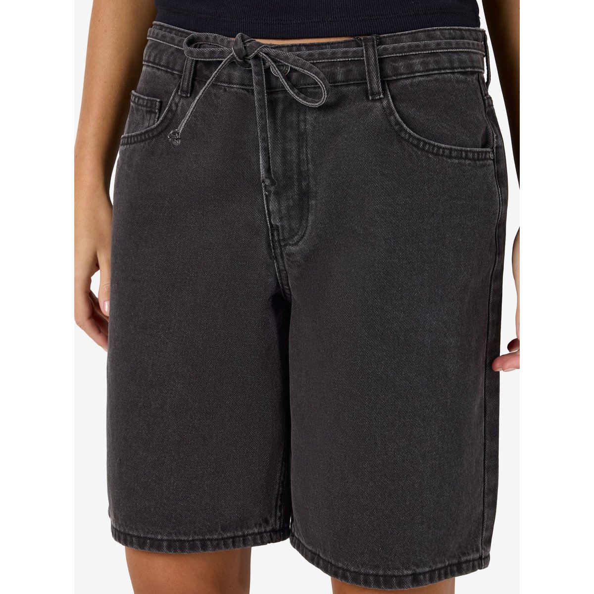 Shorts En Jean black denim, NOISY MAY