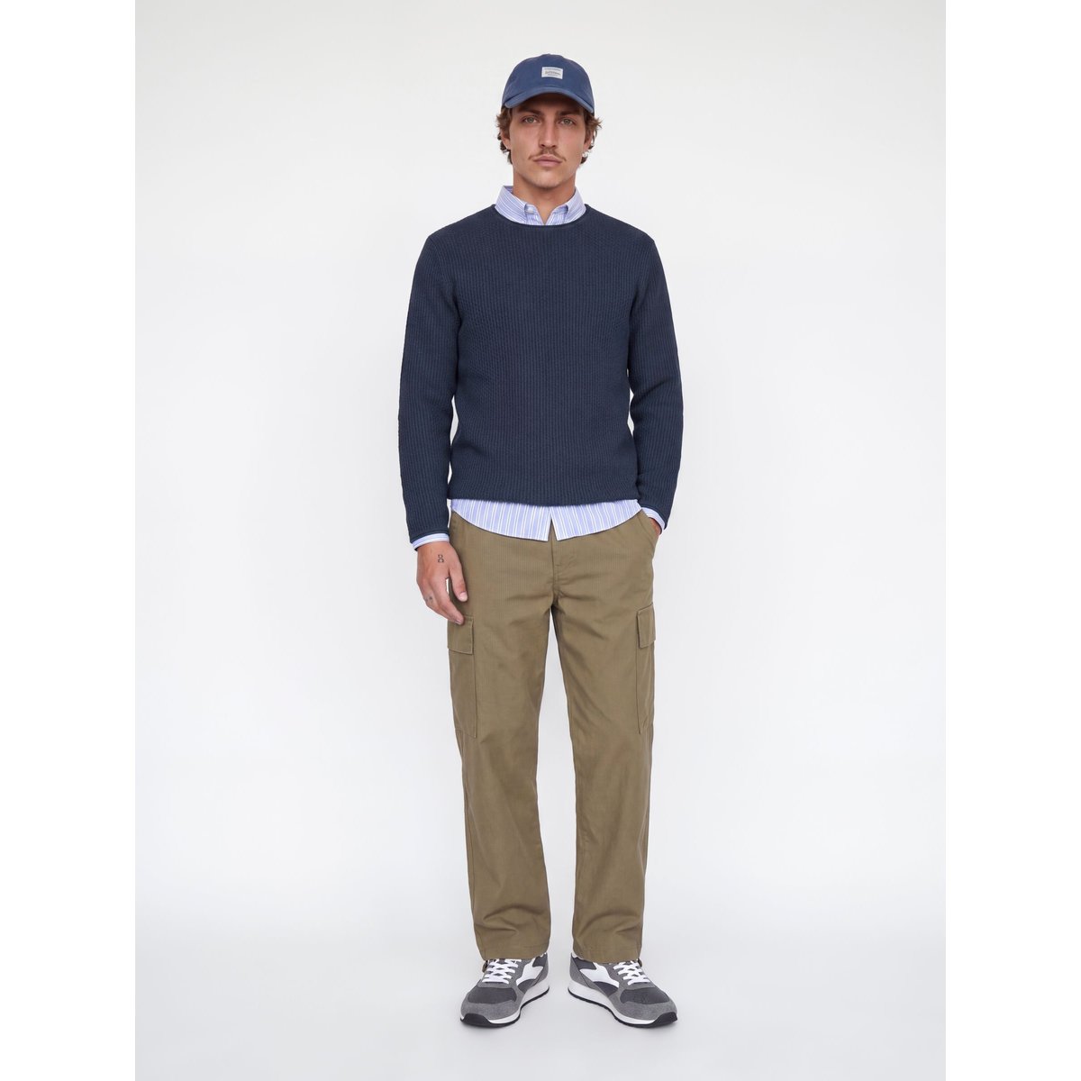 Pull En Maille dark navy, JACK & JONES
