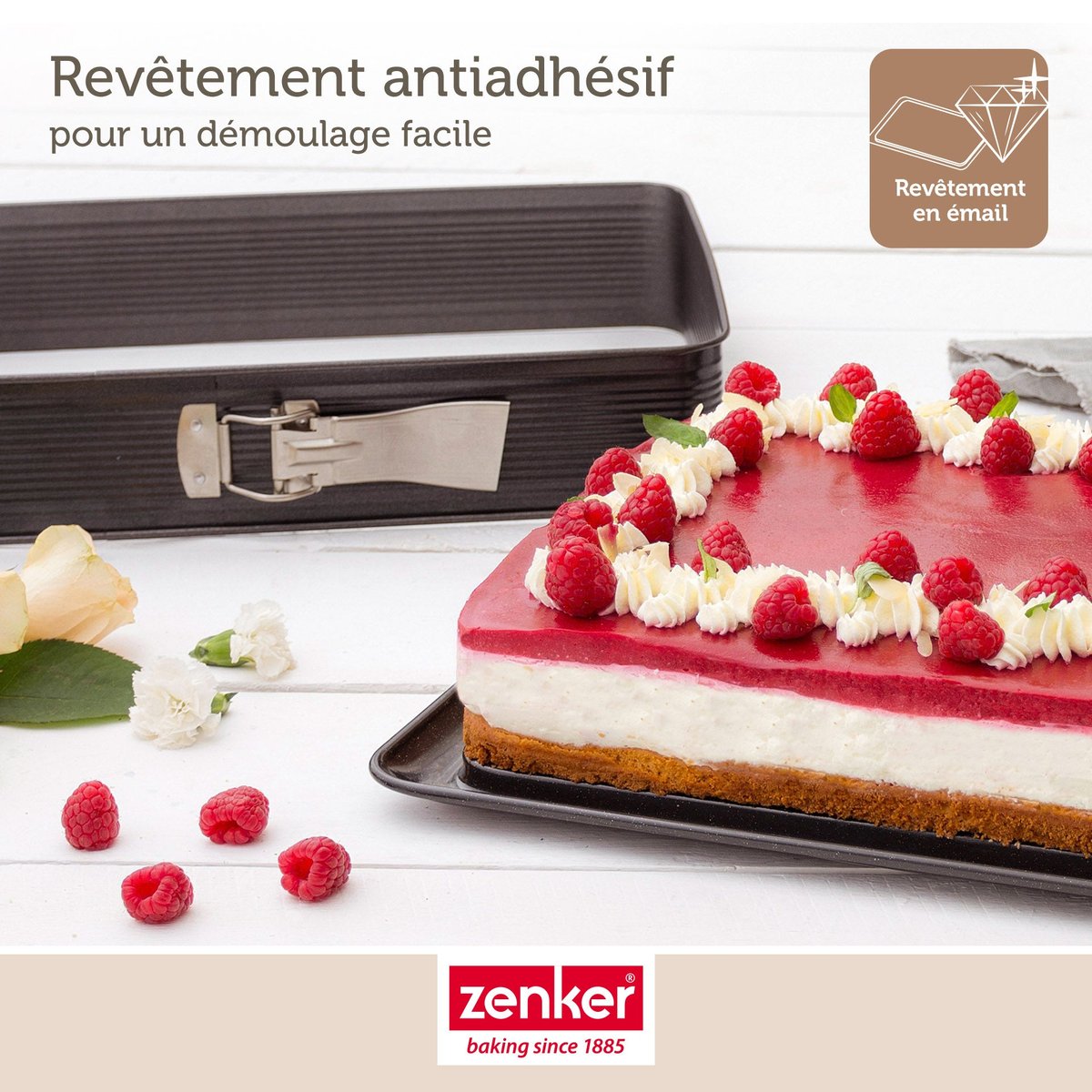 Set de 5 ustensiles de pâtisserie moule à gâteaux 2 bols DELUXE noir, ZENKER