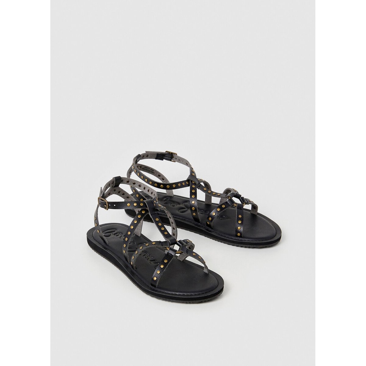 Sandalen RIO STUDS zwart, PEPE JEANS