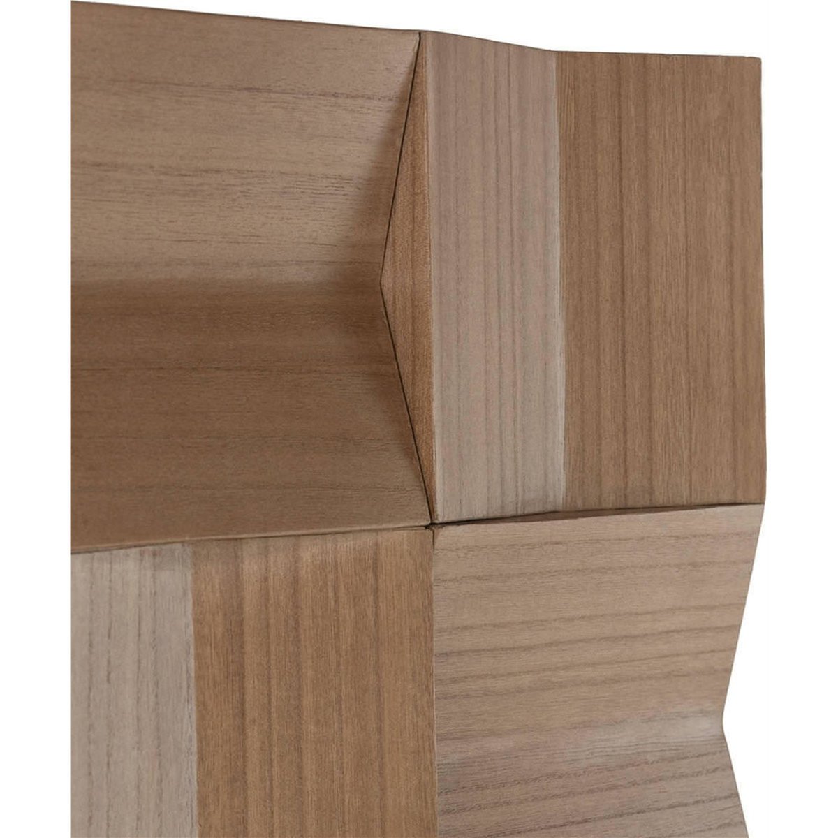 Sculpture murale en bois géométrique naturel, RECOLLECTION