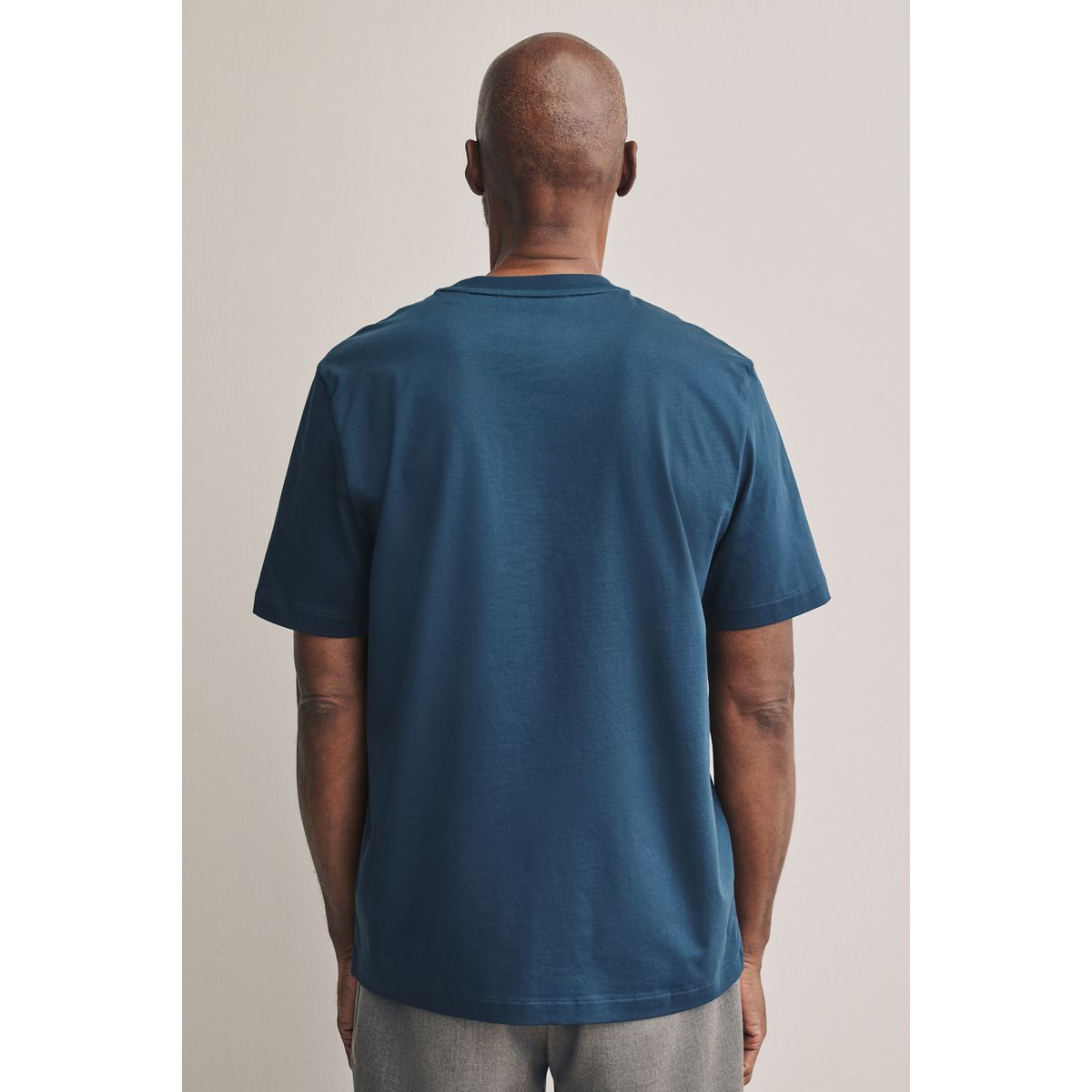 T-shirt ras du cou lot de 3 blanc/marine/pierre, NEXT