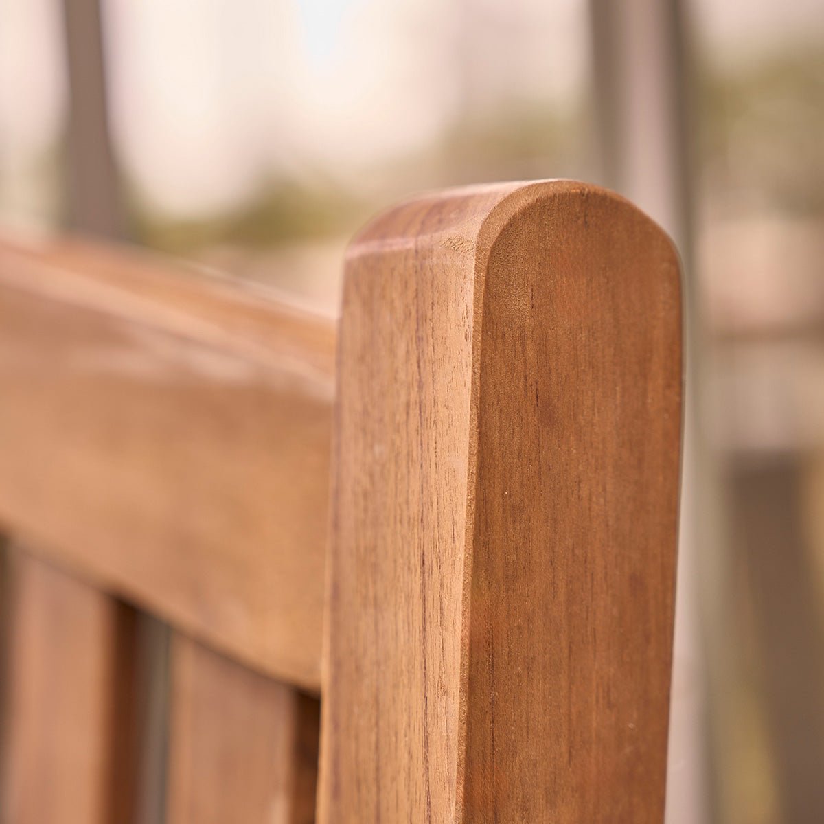 Banc de jardin en teck huilé 2 places BALI marron, BERAH GETAH