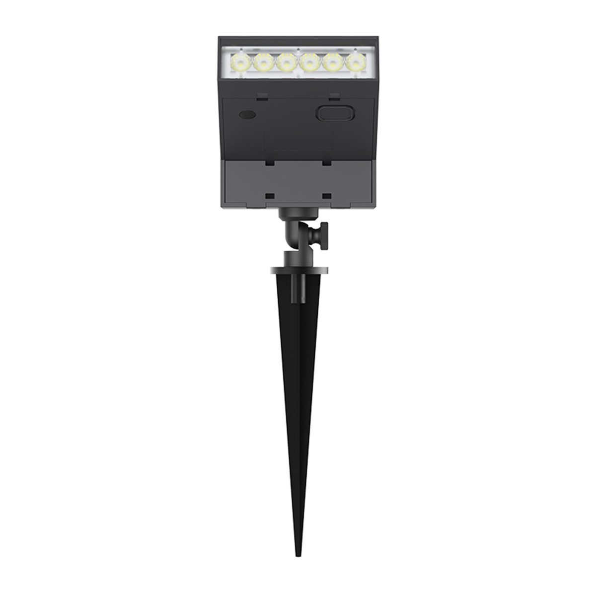 Spot solaire projecteur SOLTEK noir, LUMISKY