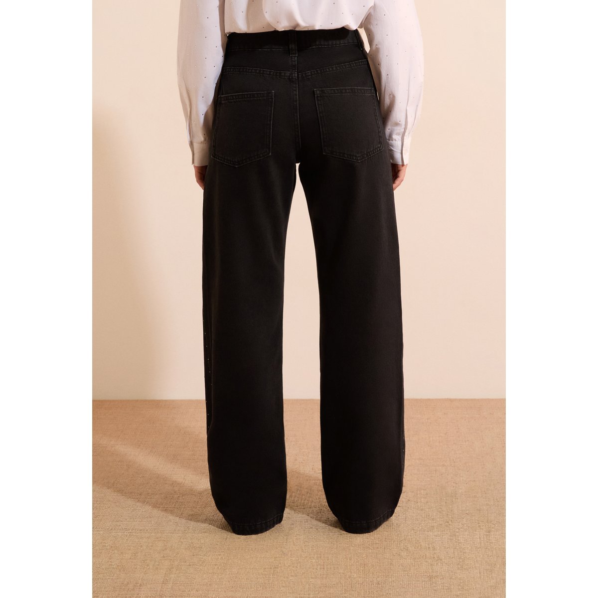 Jean avec strass JOY BROD jean denim, ETAM