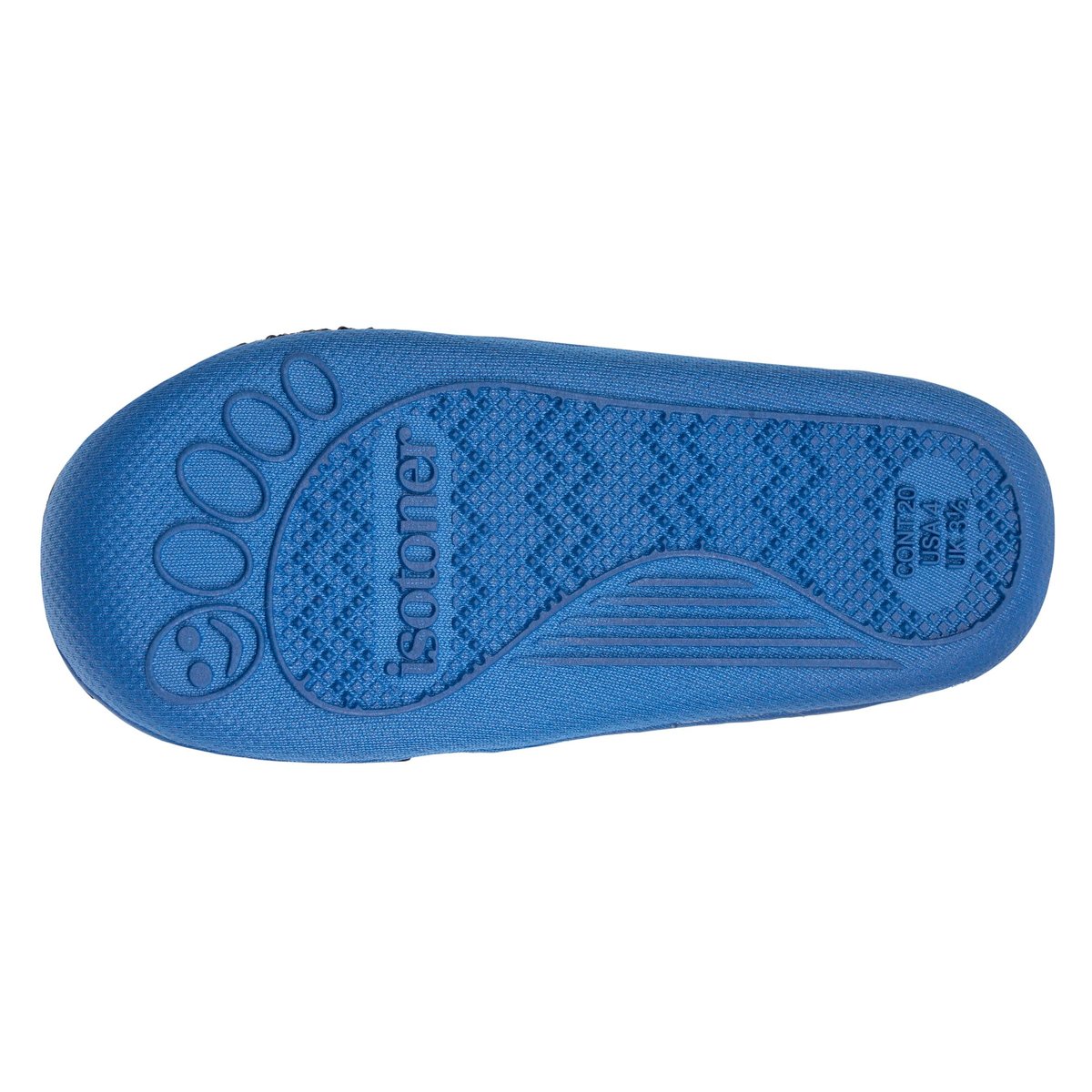 Chaussons Bottillons bleu, ISOTONER
