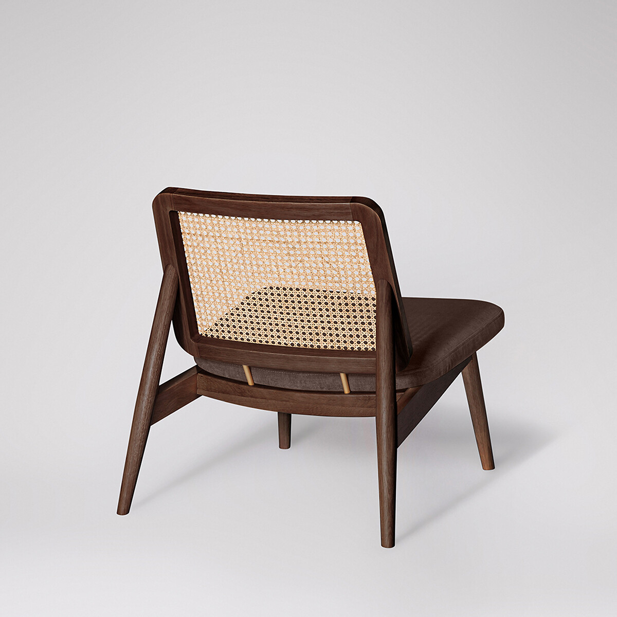 Linton Fabric Armchair brown, SWOON