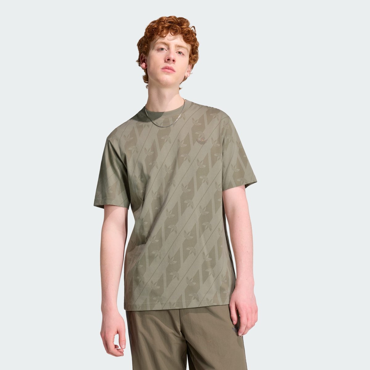 T-Shirt Monogram Aop T-Shirt Monogram Aop silver pebble, adidas Originals