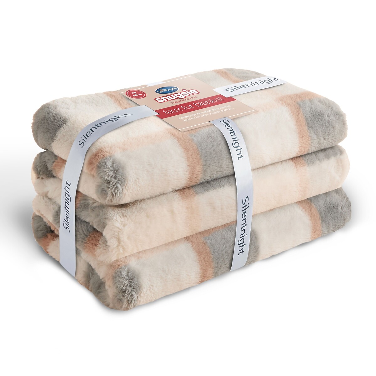 Snugsie Faux Fur Throw natural, SILENTNIGHT