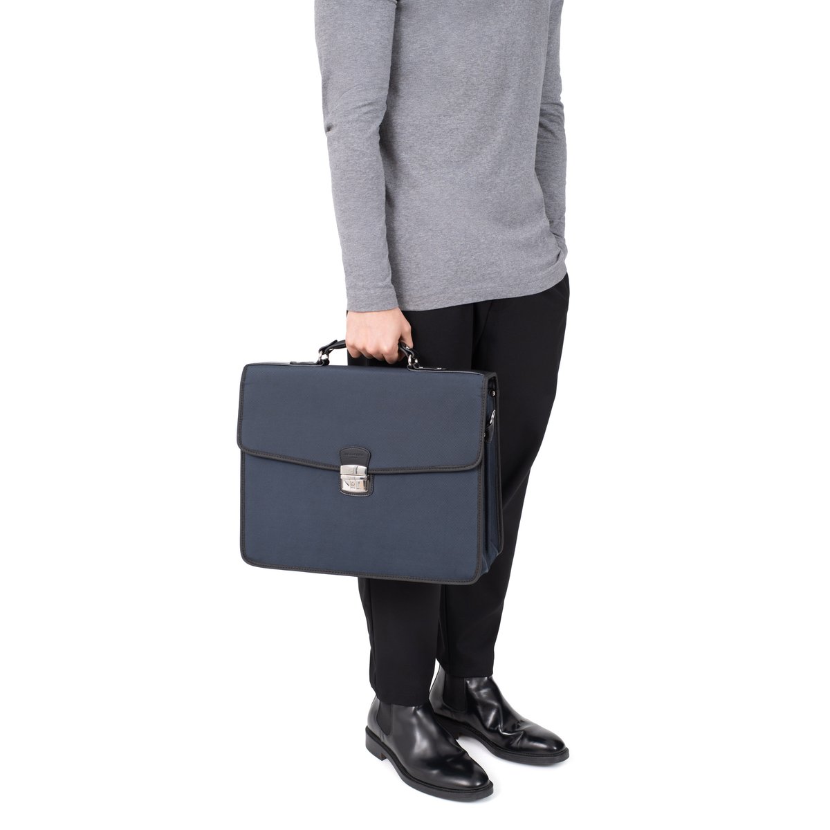 Cartable  WORKER marron foncé, HEXAGONA