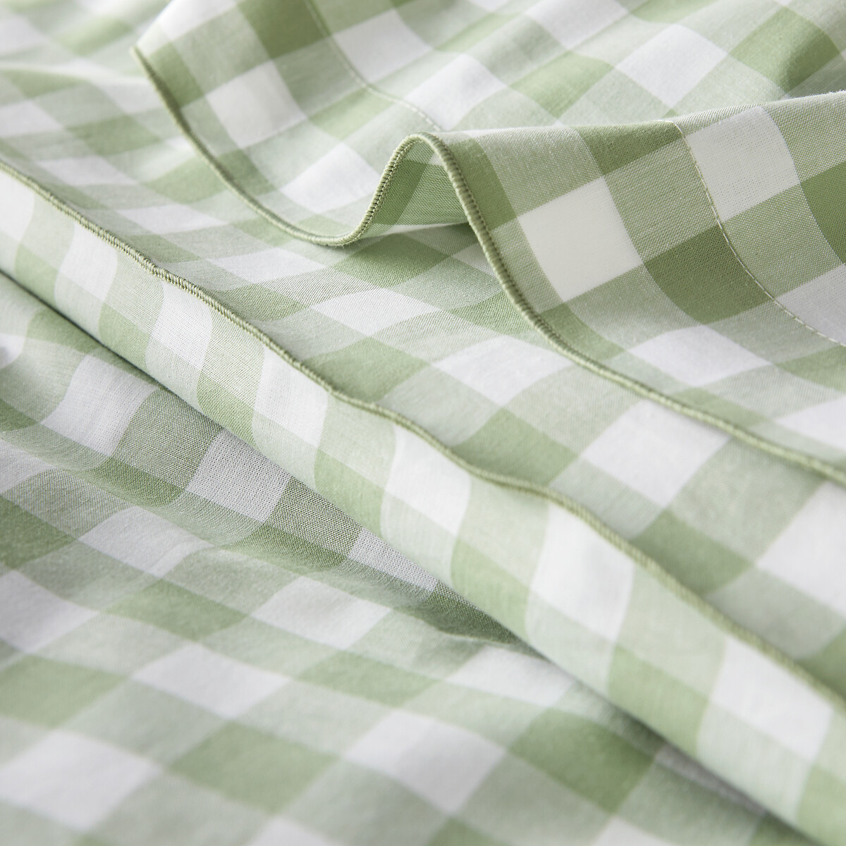 Housse de couette coton, Veldi vert vert, LA REDOUTE INTERIEURS