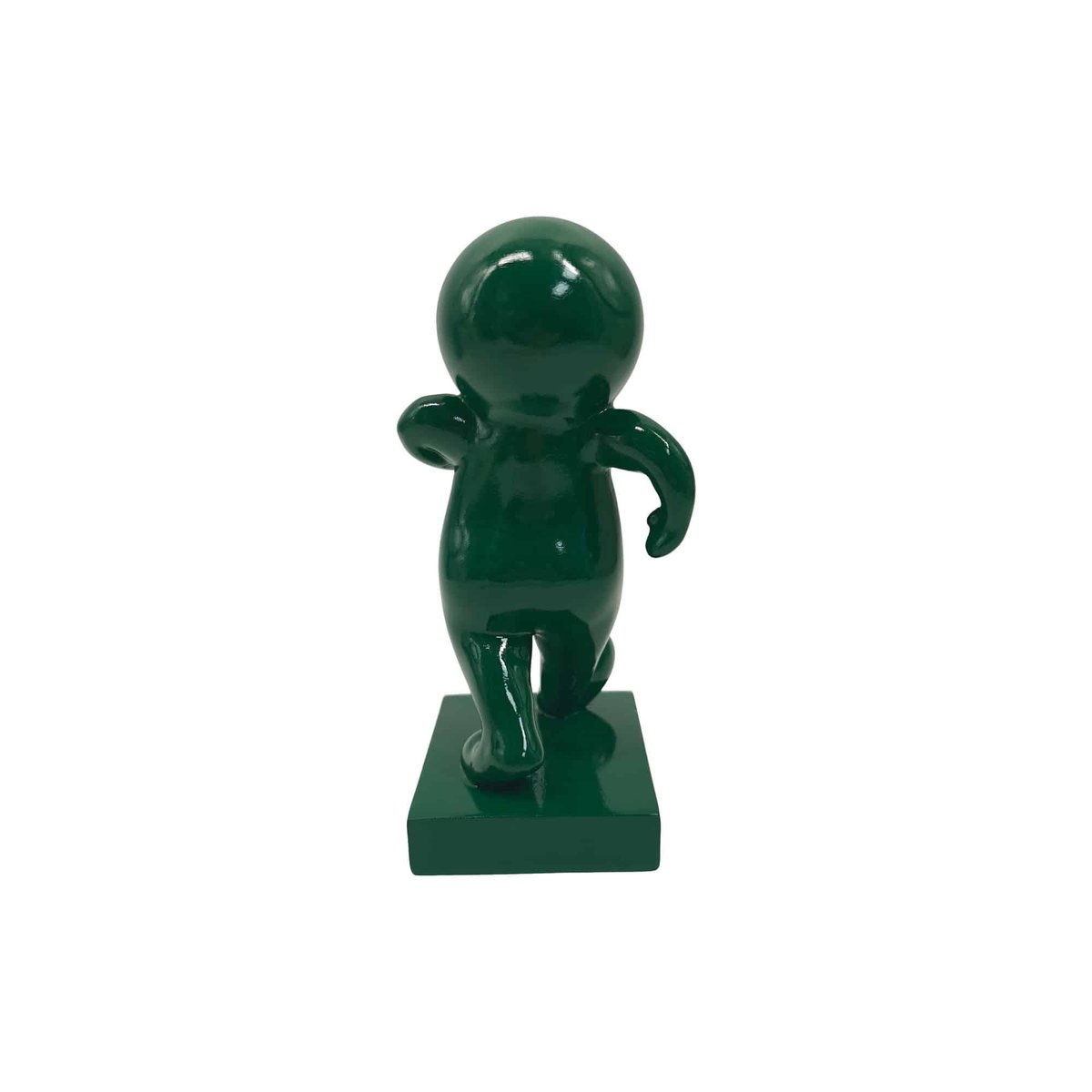 Ornement Plastique AMIGO WALKING MEDIUM vert rétro, PRESENT TIME
