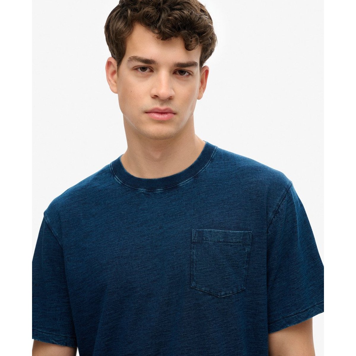 The Merchant Store - T-shirt à poche indigo, SUPERDRY