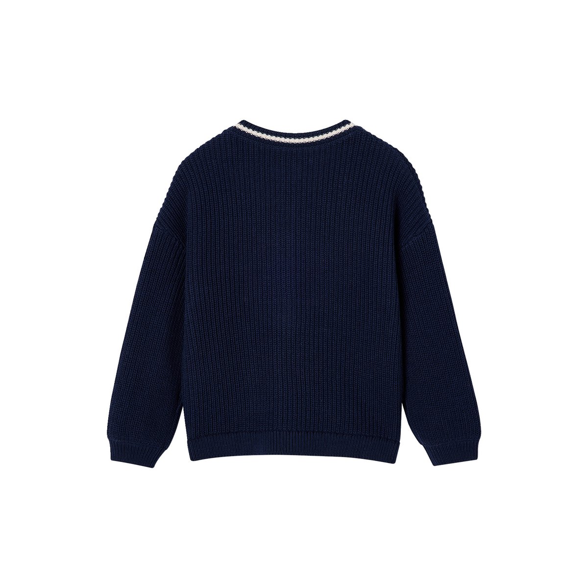 Gilet manches longues marine, VERTBAUDET