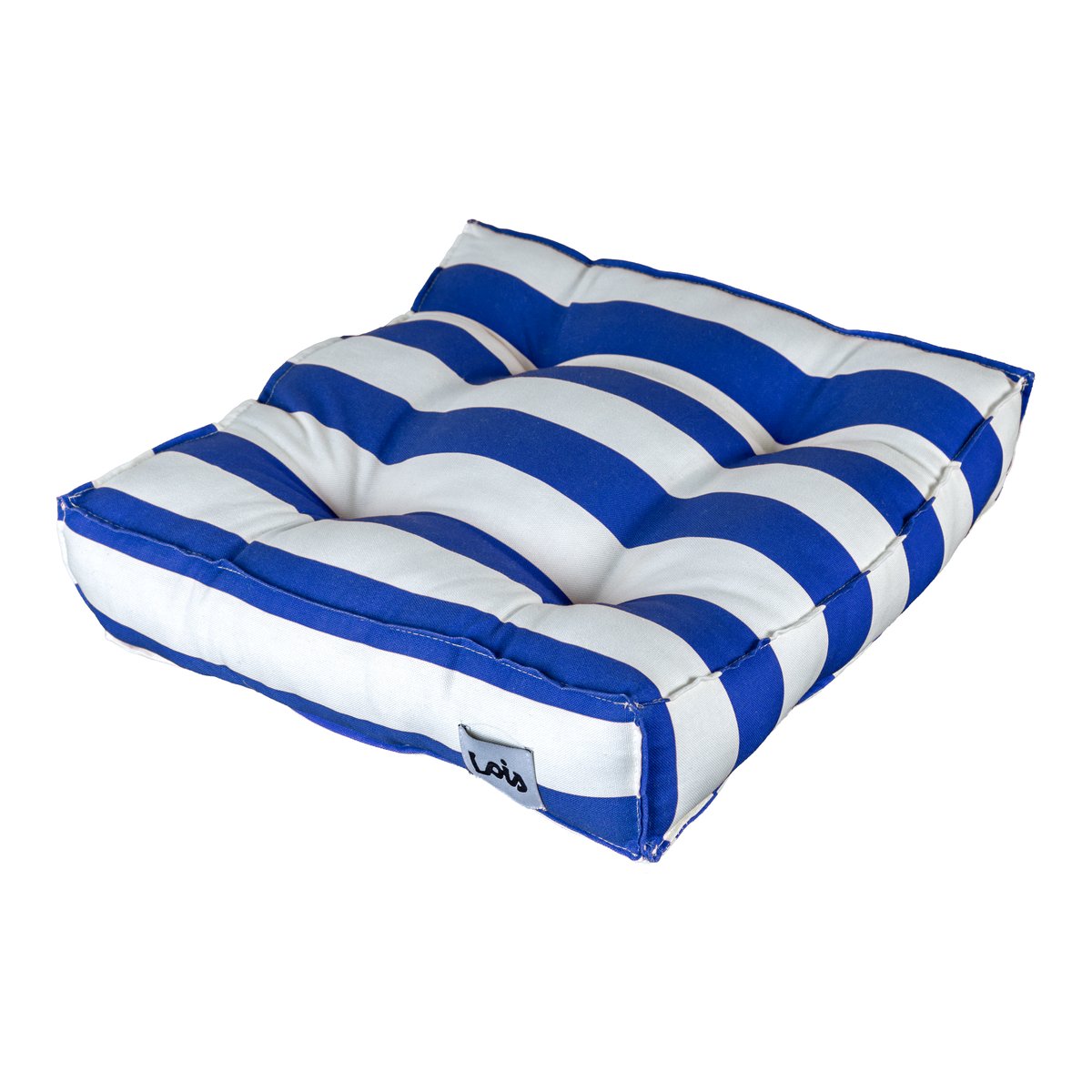 Set 2 Coussins MARSHALL bleu et blanc, REALLY NICE THINGS