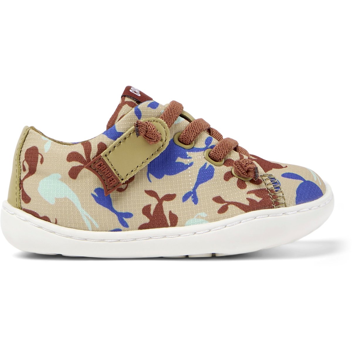 Baskets Peu Cami beige bleu, CAMPER