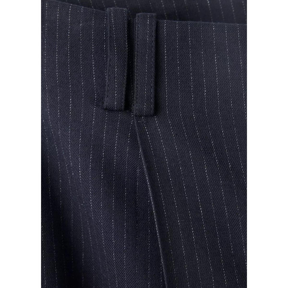 Pantalon ballon taille haute bleu marine foncé, MANGO