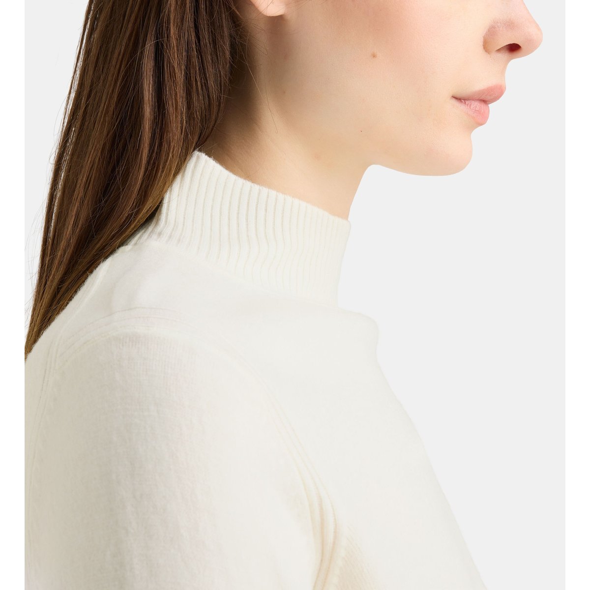 Pull droit flore cm écru, GALERIES LAFAYETTE