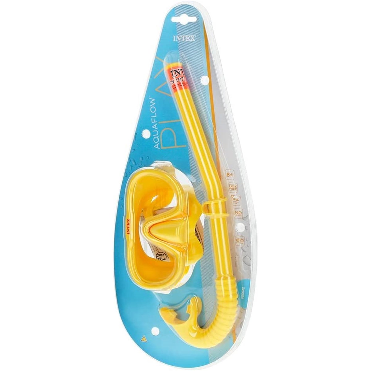Ensemble de natation Adventure Snorkel jaune, INTEX