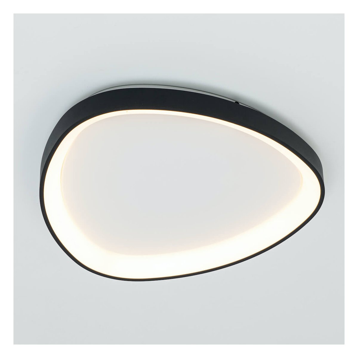 Plafonnier moderne et minimaliste - MESIANO noir, KOSILUM