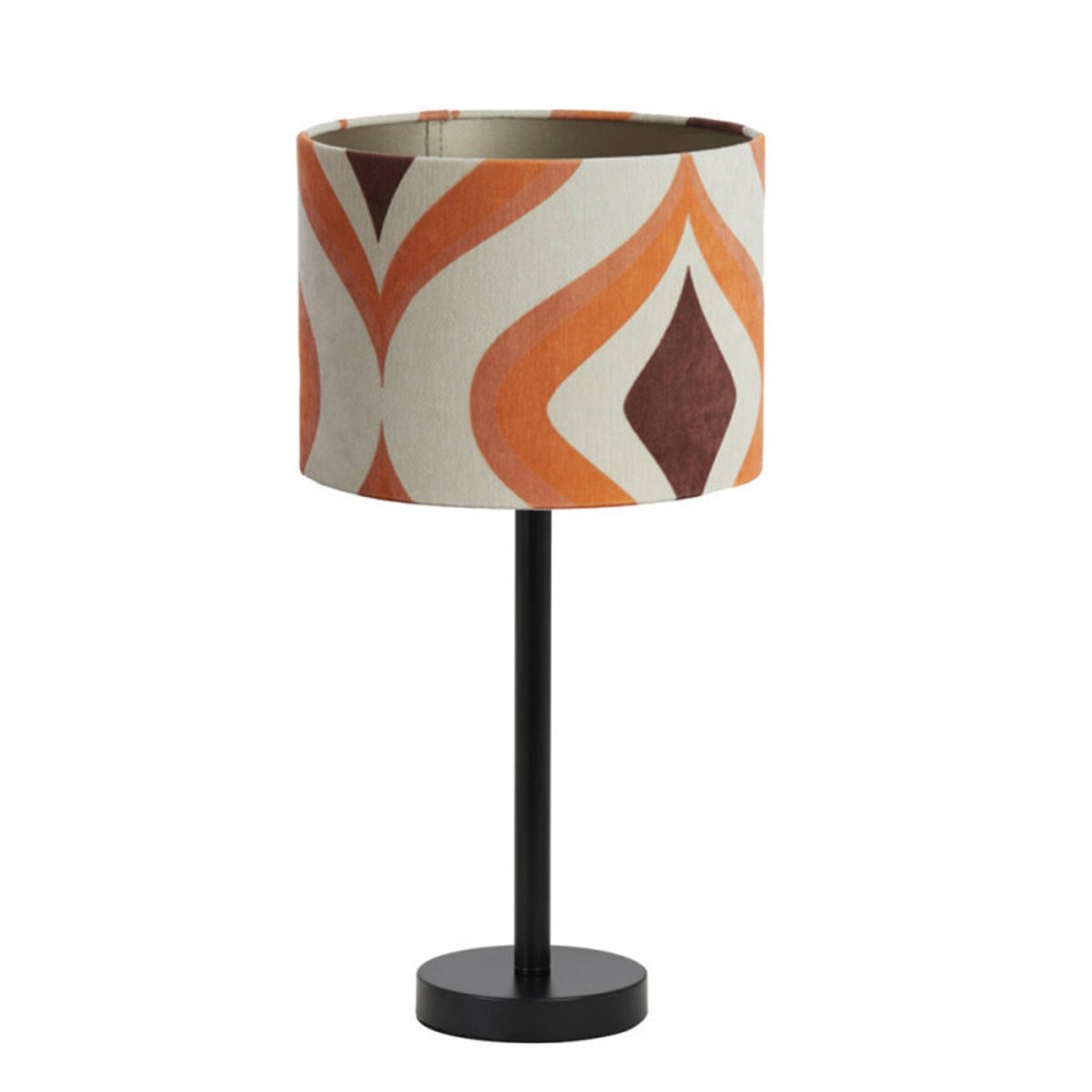 Lampe à poser Cookie brown orange, MILLUMINE