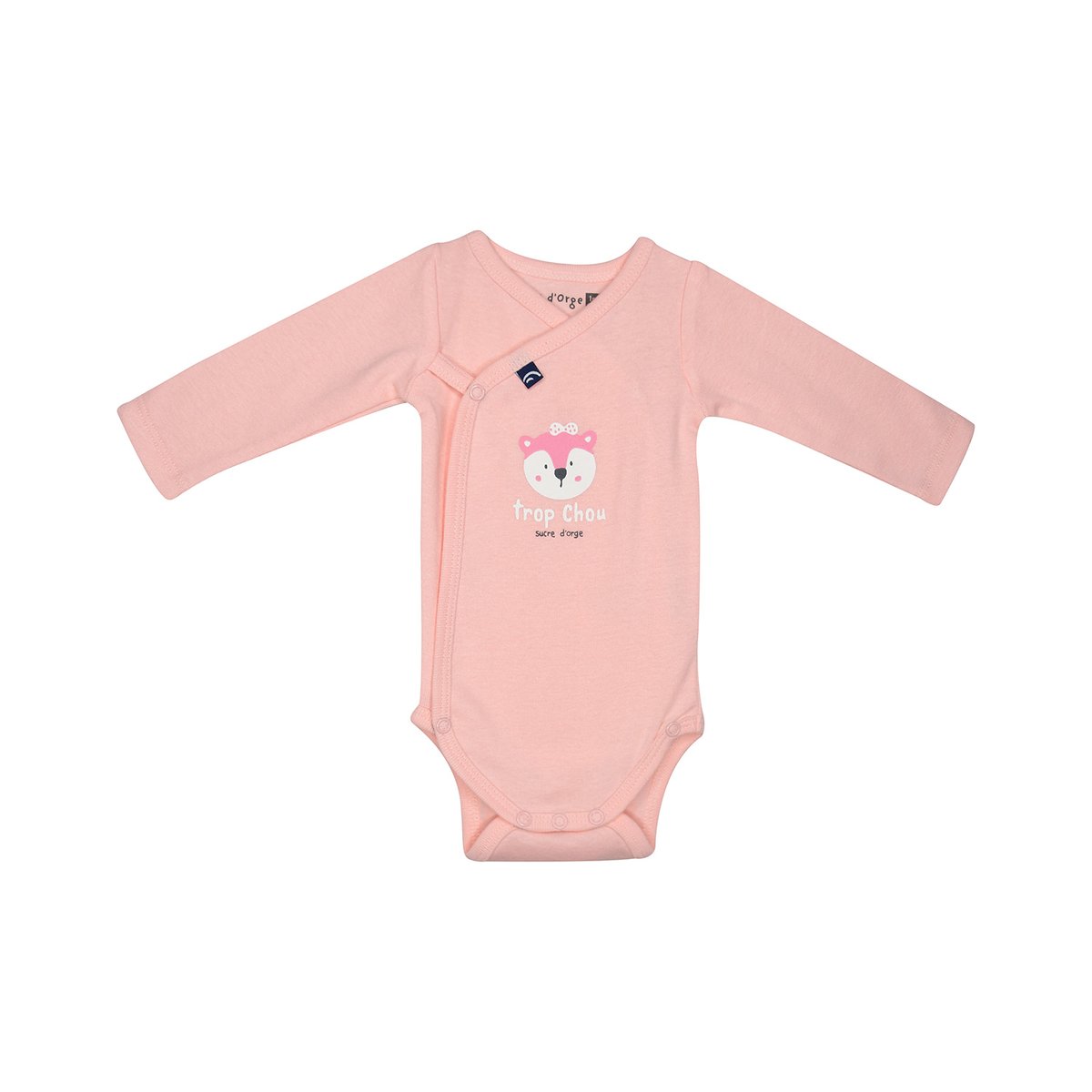 Lot de 2 bodies ieva ouverture devant naissance rose, SUCRE D'ORGE