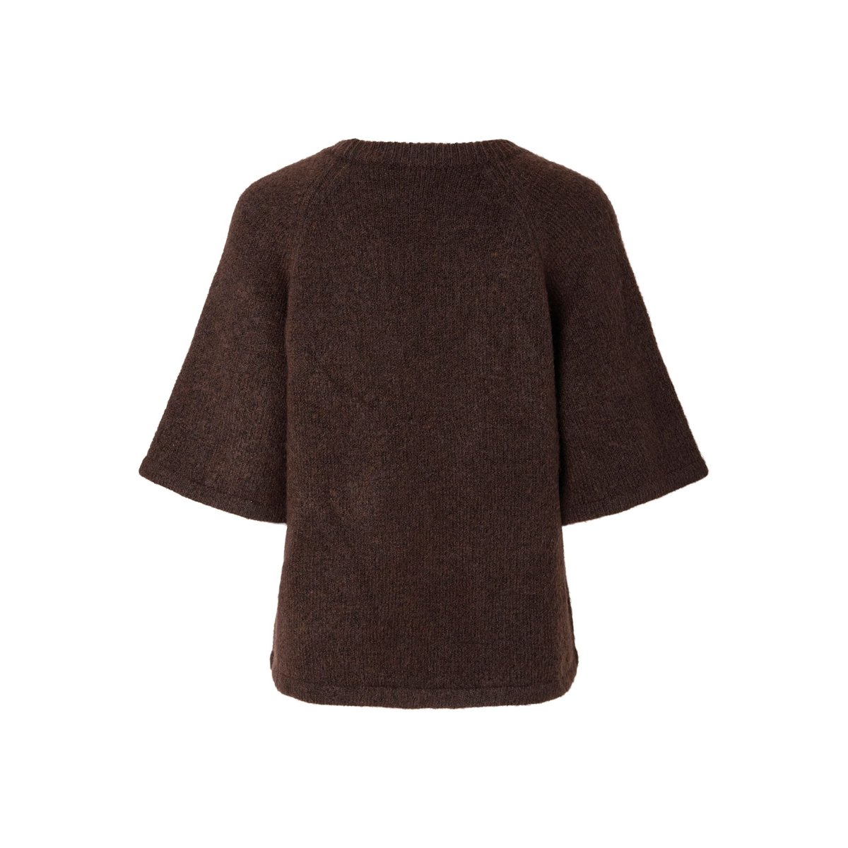 Top En Maille chocolate brown, YAS