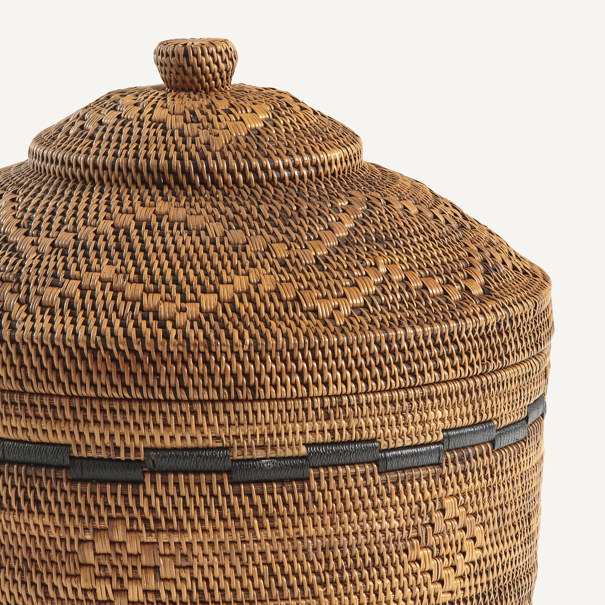 Brazil 50cm Woven Bamboo & Rattan Basket brown, AM.PM