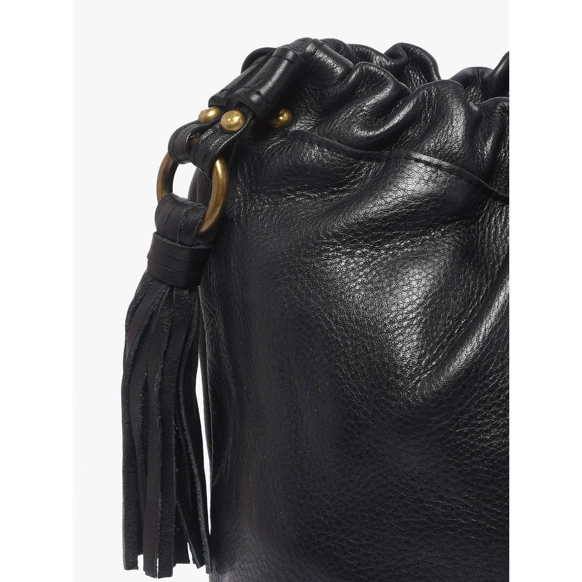 sac porté épaule Cow cuir black, BASILIC PEPPER
