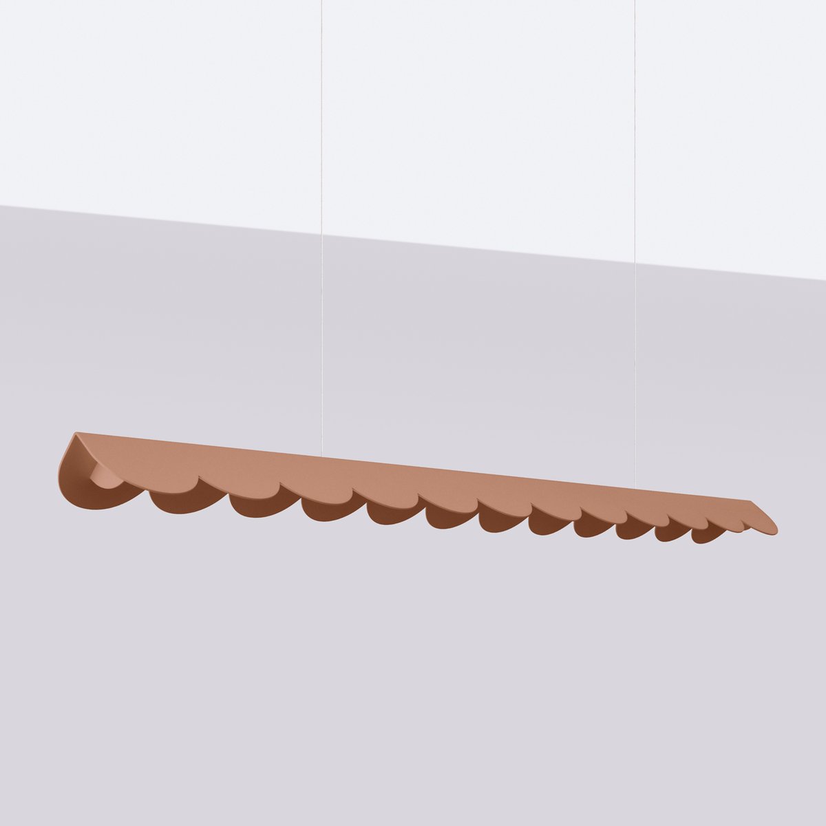 Suspension Aluminium Moka LED 1 Biscuit moka, EDEN