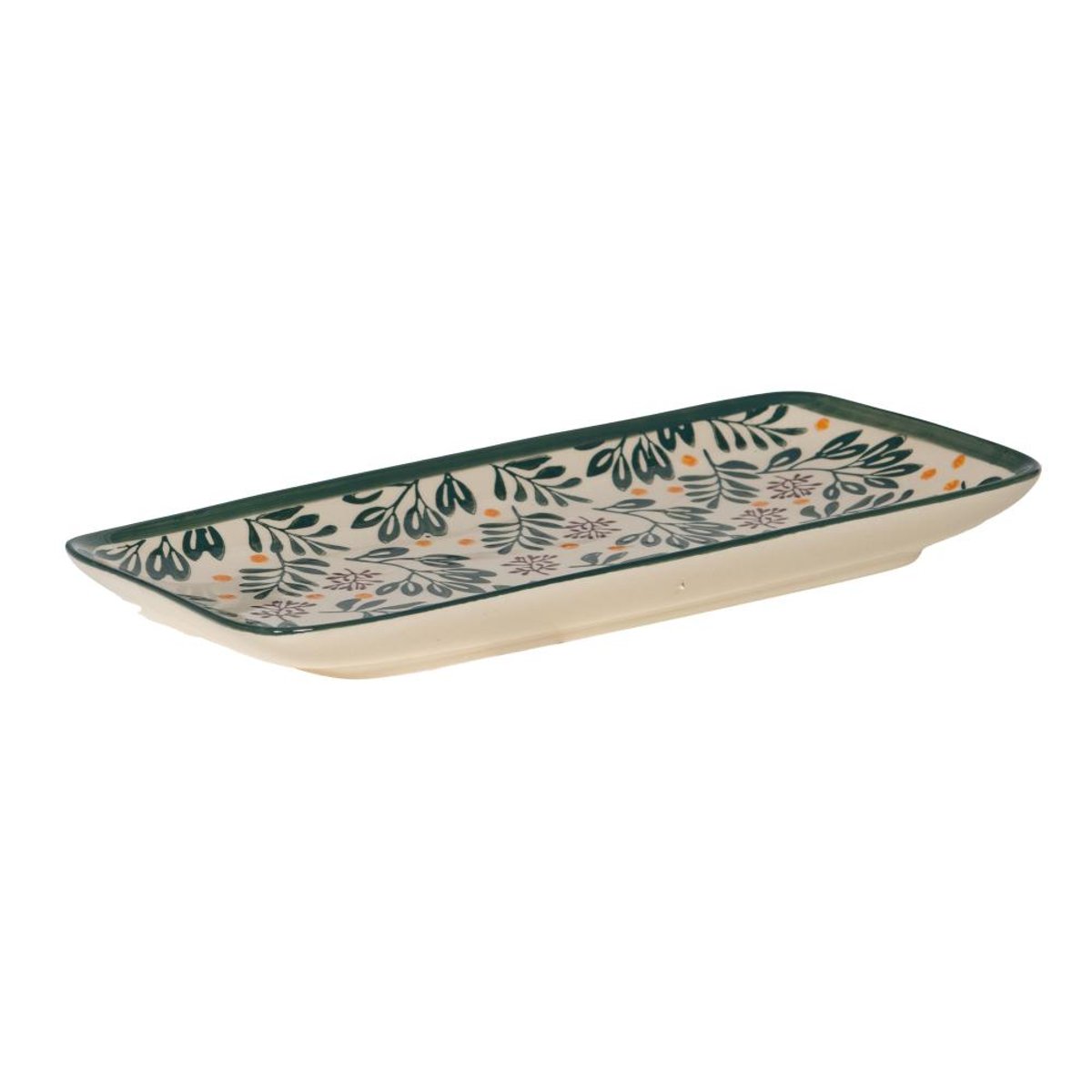 Plat rectangulaire Lina 30x15 cm crème / ivoire, AMADEUS