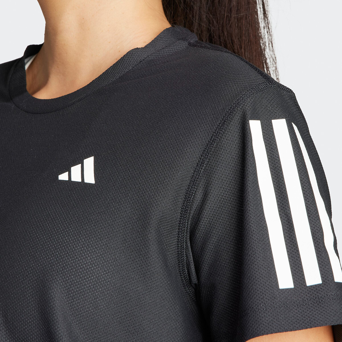 T-shirt de course Own The Run noir, adidas Performance