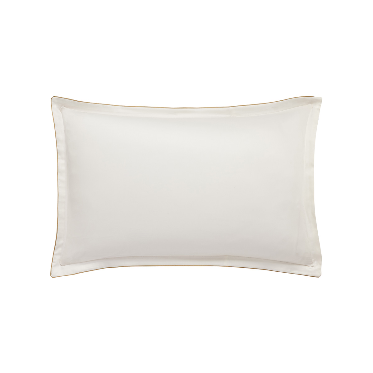 Taie d'oreiller unie en satin de coton bio, NOBEL rose clair, ALEXANDRE TURPAULT