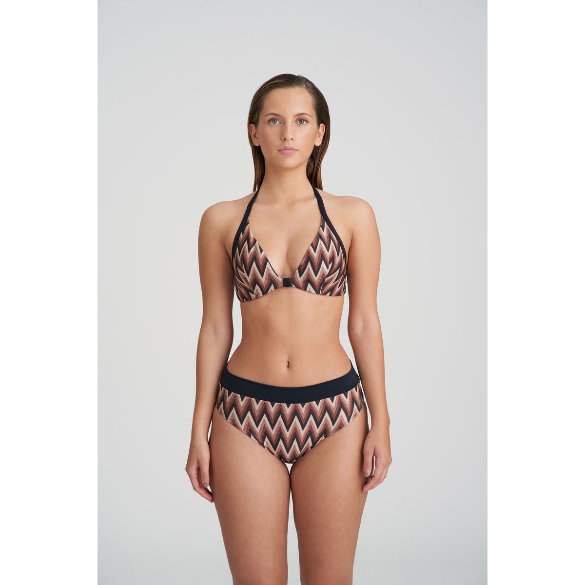 Haut de bikini rembourré triangle SU ANA marron - miramar, MARIE JO