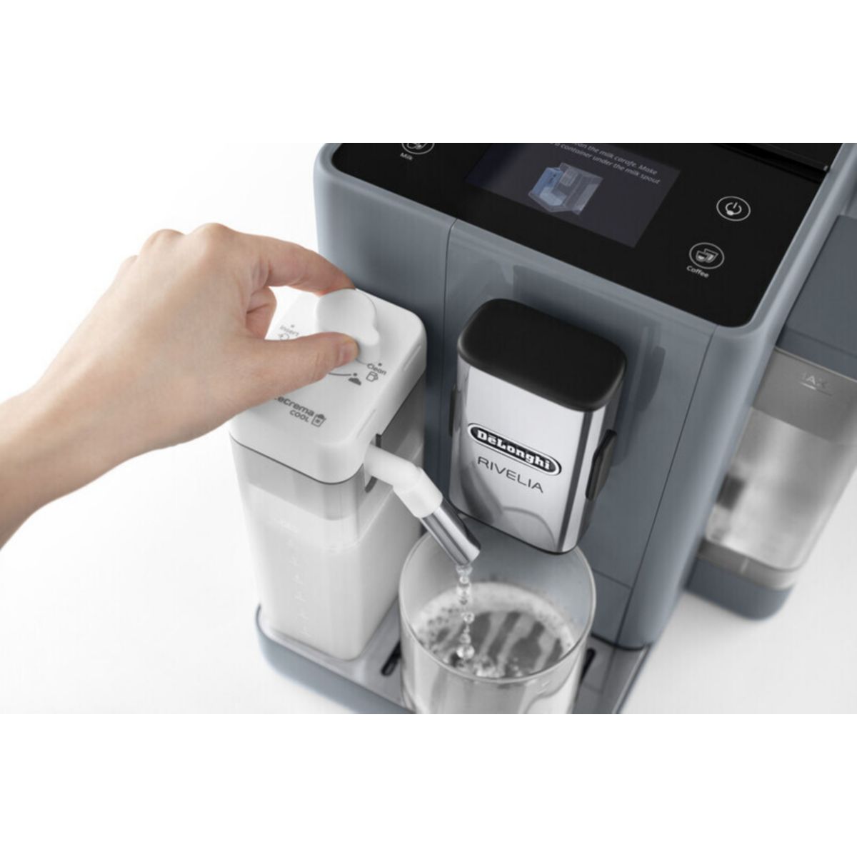 Carafe à lait LatteCrema Cool upgrade Set DLSC032 couleur unique, DELONGHI