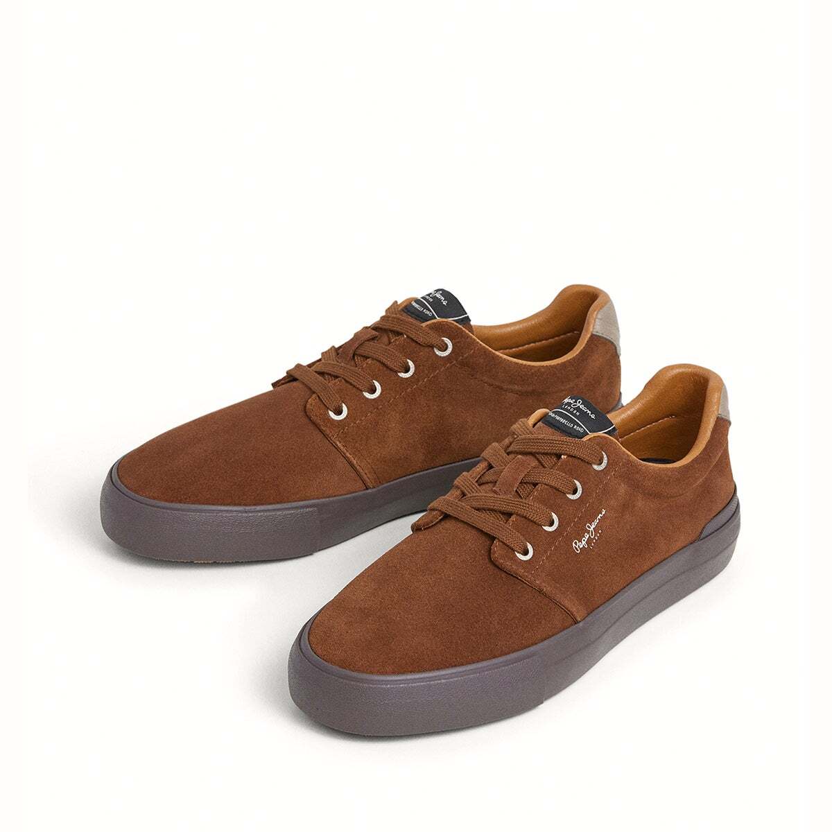 Baskets En Daim brun, PEPE JEANS