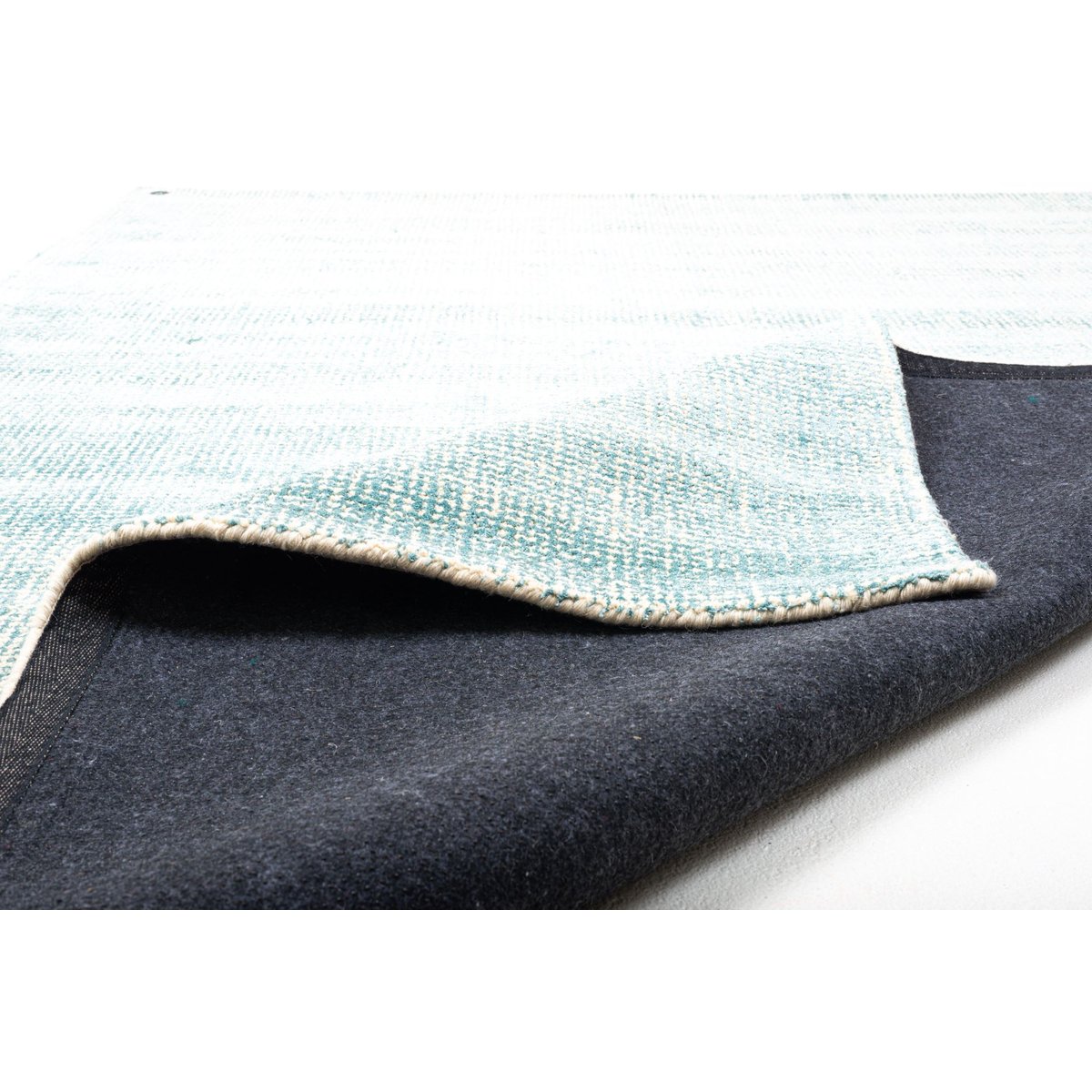 Tapis salon tufté viscose et laine - GROOVE turquoise, TOM TAILOR