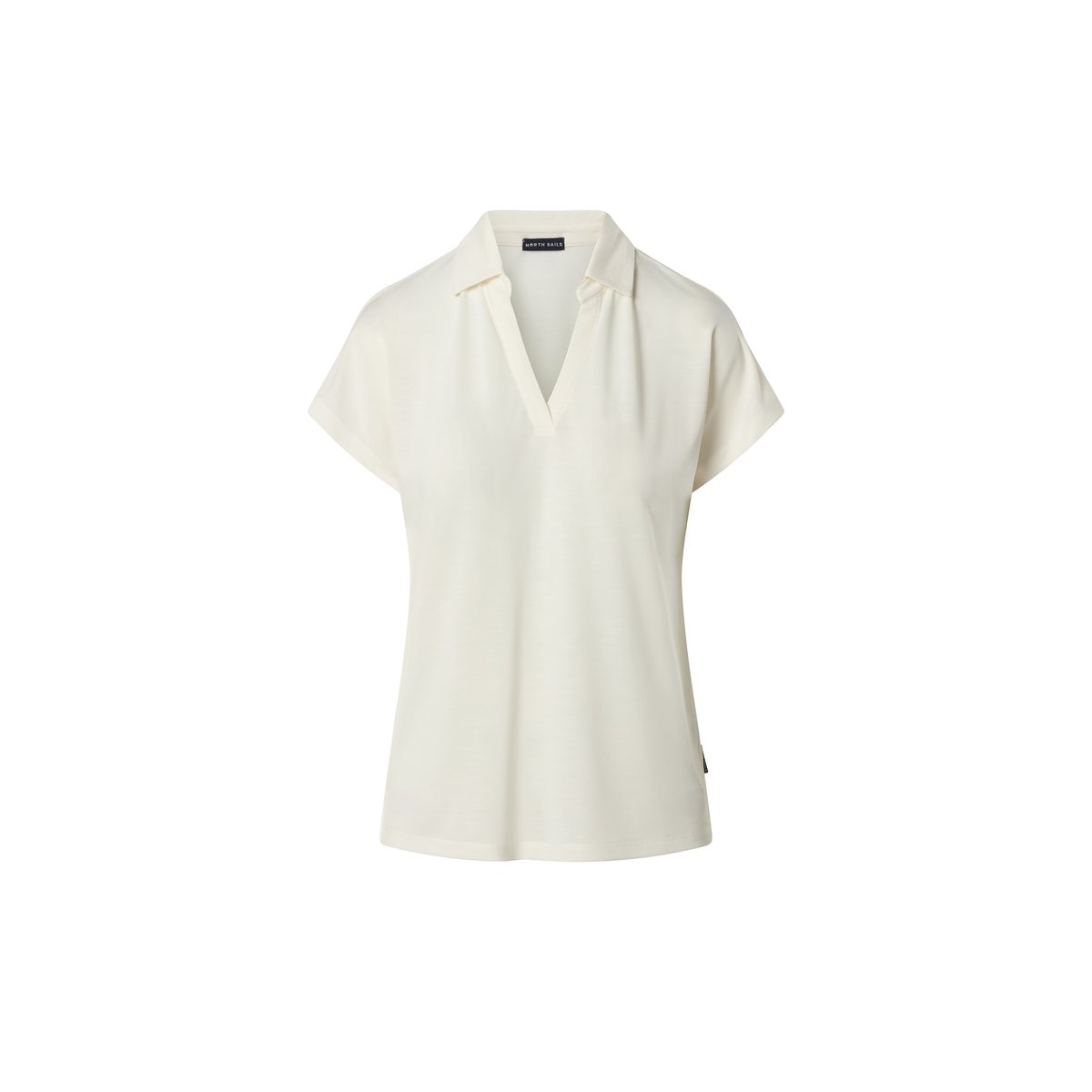 Polo sans boutons en jersey slub guimauve, NORTH SAILS