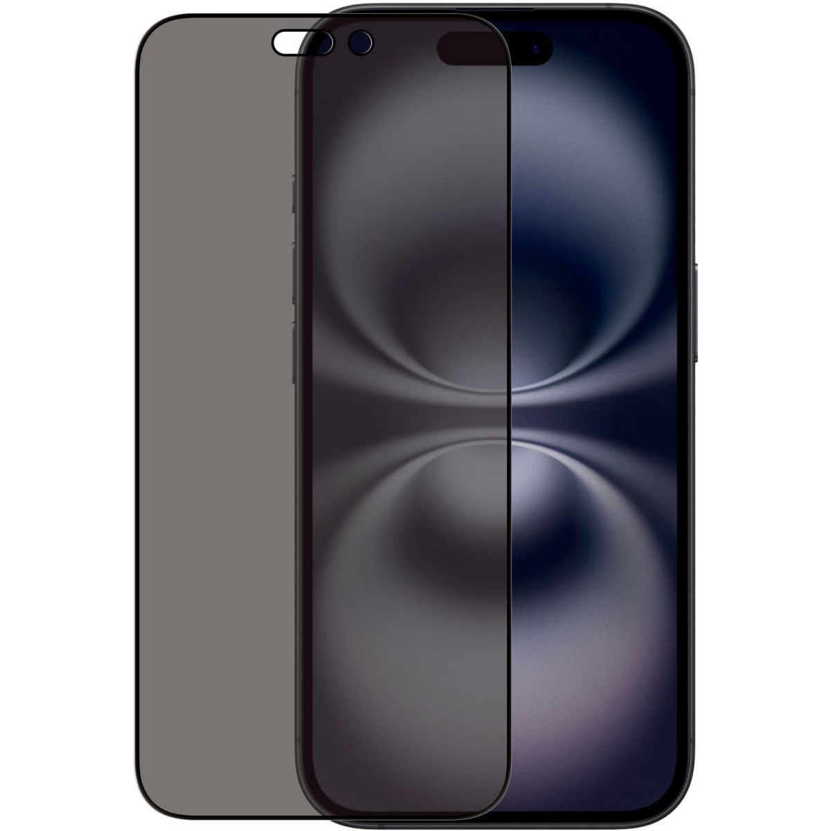 Protège écran iPhone 17 Pro Max anti-espion couleur unique, ADEQWAT