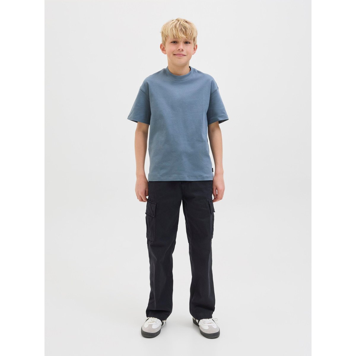 Pantalon À Jambe Large noire - black, JACK & JONES JUNIOR
