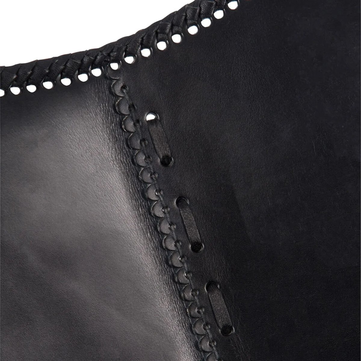Fauteuil papillon en métal et cuir - ALTO noir, HELLIN, DEPUIS 1862