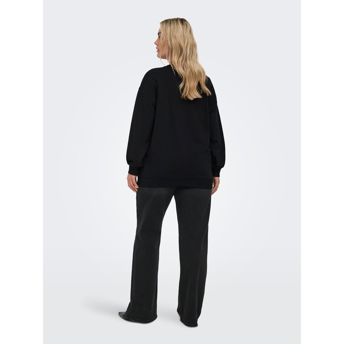 Sweat-Shirt noire - black, ONLY CARMAKOMA