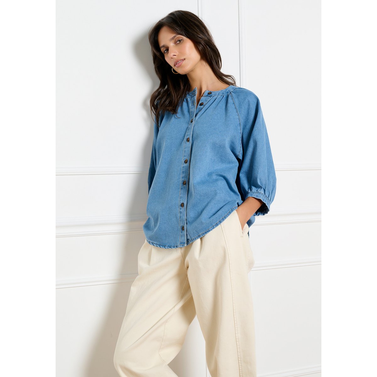 Chemise en jean medium blue, LOLALIZA