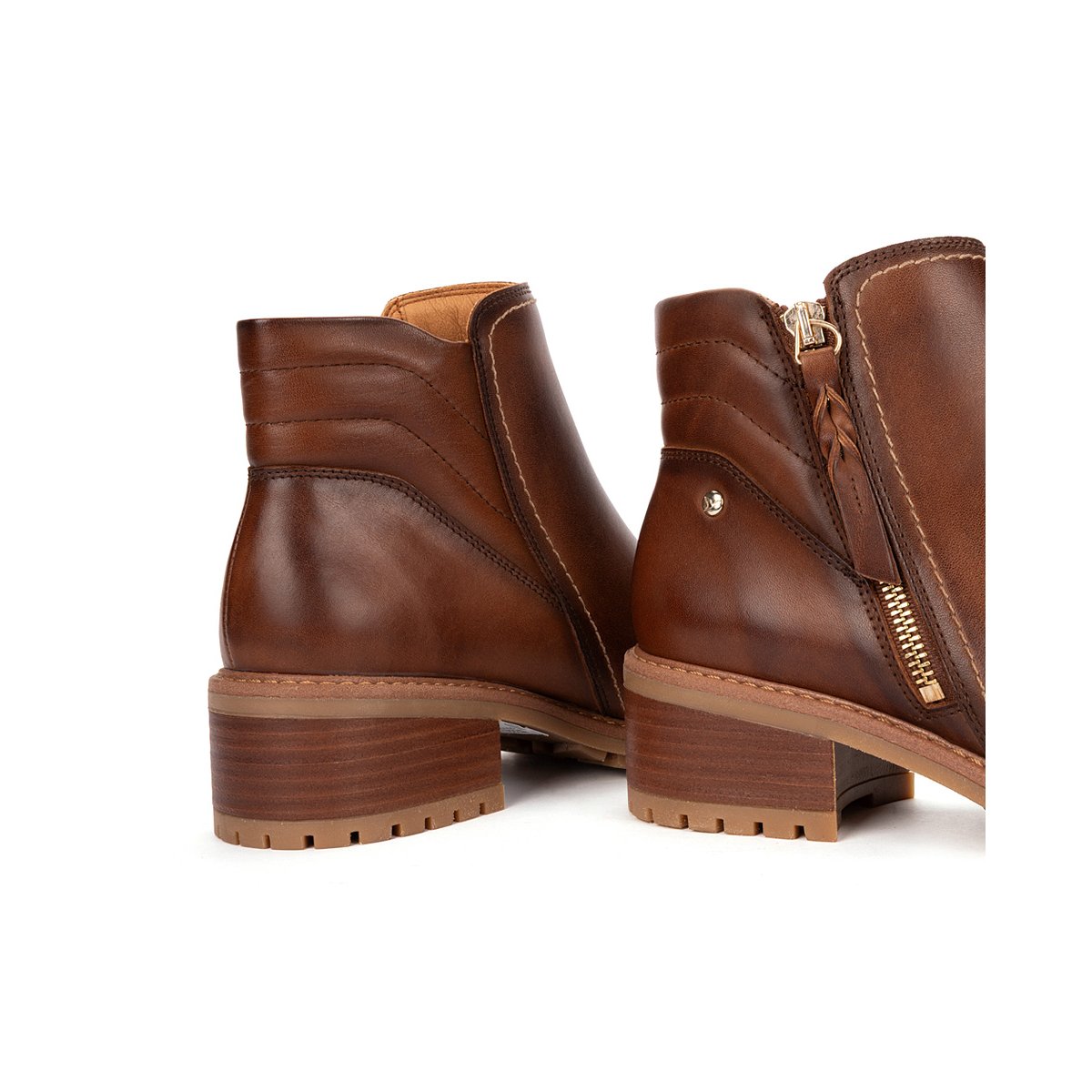 Bottines à talon cuir Medina cuero, PIKOLINOS