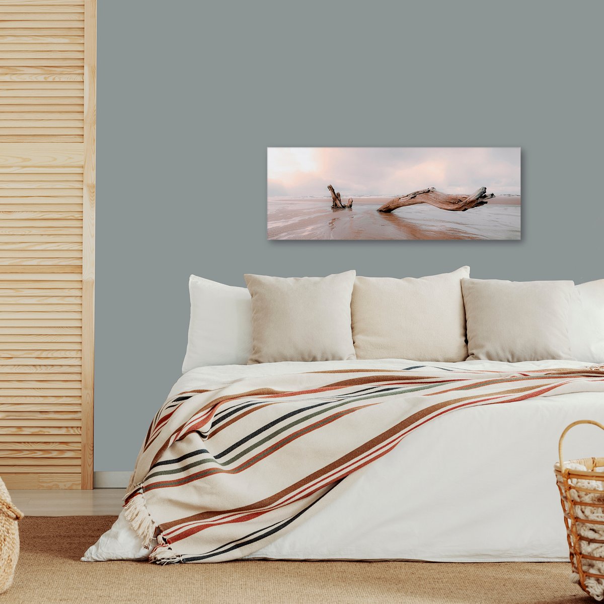 Toile Océan et nature marron et sable, ART FOR THE HOME