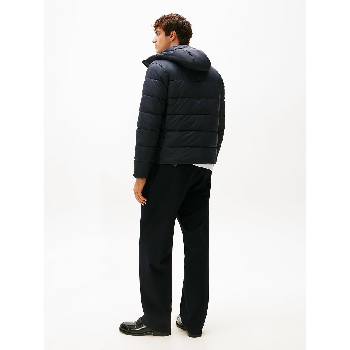 Hooded Padded Jacket black, TOMMY HILFIGER