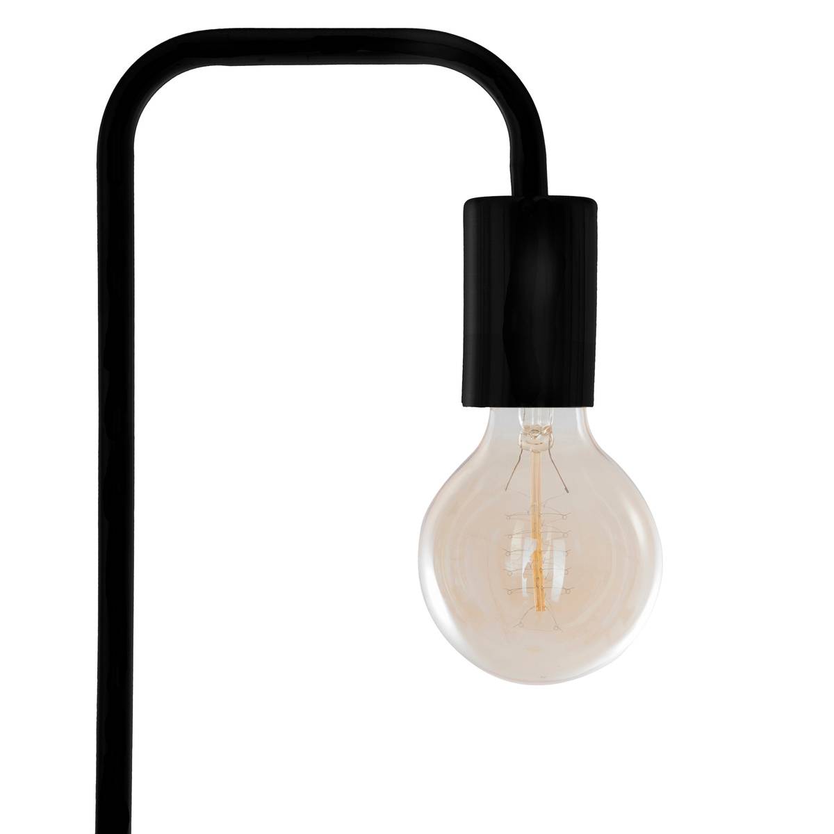 Lampadaire métal sans abat-jour KELI noir, ATMOSPHERA