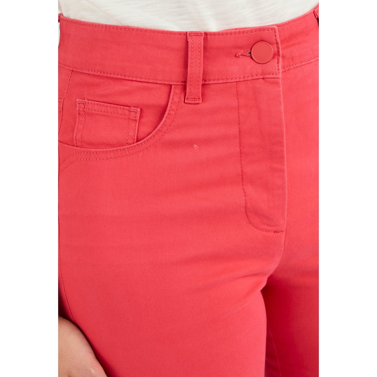 Pantalon 7/8ème slim Perfect Fit rose rouge, DAMART